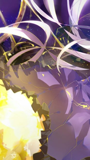 星空下的小天使 星尘插画电脑壁纸下载(1)