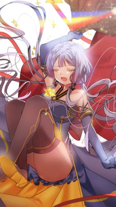 星空下的小天使 星尘插画电脑壁纸下载(1)