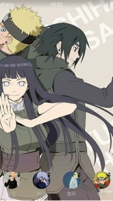 火影忍者 四人组 安卓手机主题下载