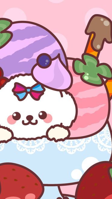 帕菲与艾迪西式点心萌萌哒壁纸第一辑(1)