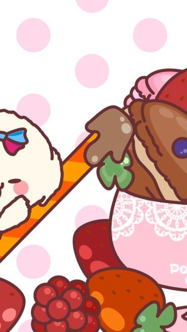 帕菲与艾迪西式点心萌萌哒壁纸第一辑(1)