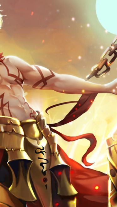 吉尔伽美什 金闪闪电脑壁纸下载(1)