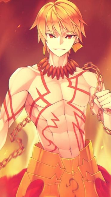 吉尔伽美什 金闪闪电脑壁纸下载(1)