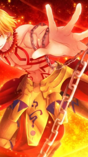 吉尔伽美什 金闪闪电脑壁纸下载(1)