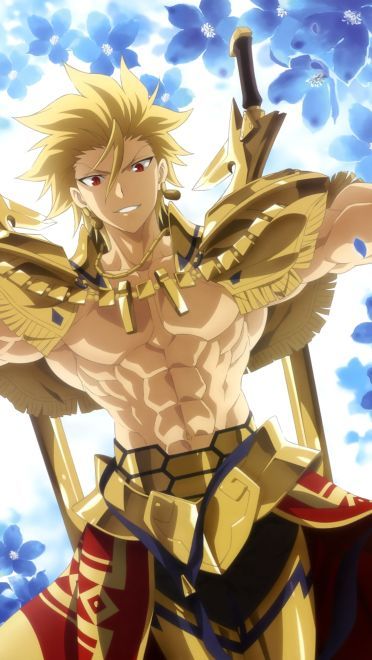 吉尔伽美什 金闪闪电脑壁纸下载(1)