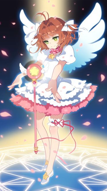 萌神出没 魔卡少女小樱手机壁纸(1)