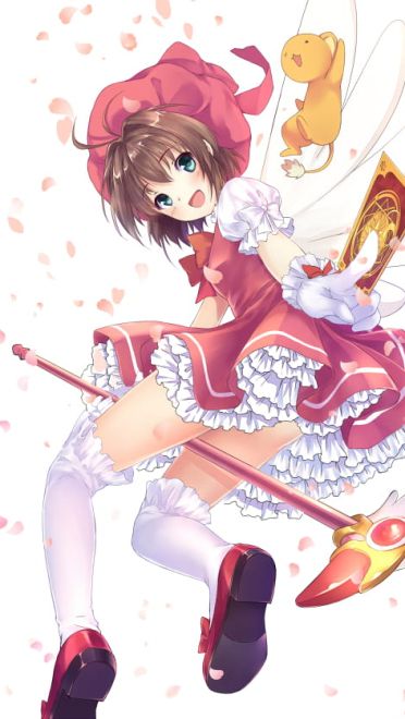 萌神出没 魔卡少女小樱手机壁纸(1)