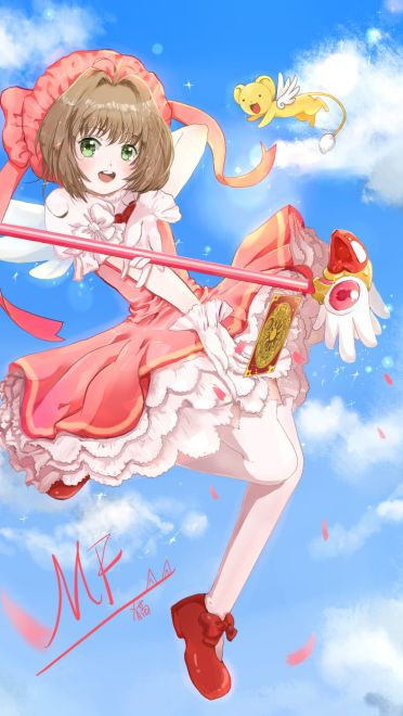 萌神出没 魔卡少女小樱手机壁纸(1)