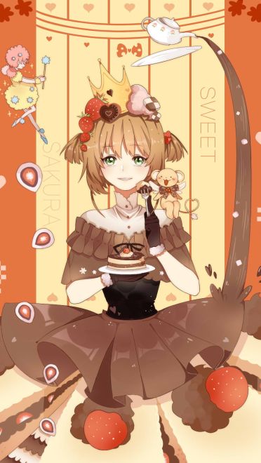 萌神出没 魔卡少女小樱手机壁纸(1)