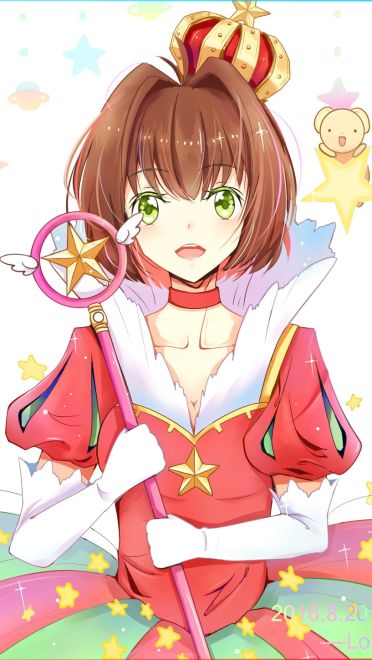 萌神出没 魔卡少女小樱手机壁纸(1)