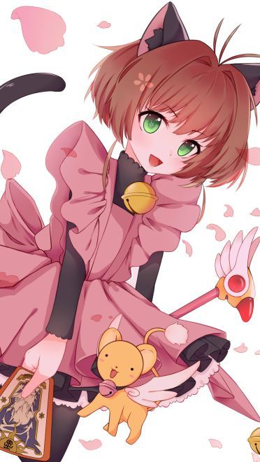 萌神出没 魔卡少女小樱手机壁纸(1)