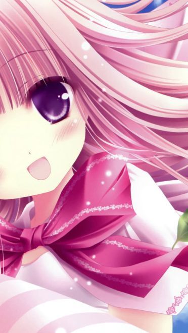 粉色系动漫少女私图 动漫壁纸下载(1)