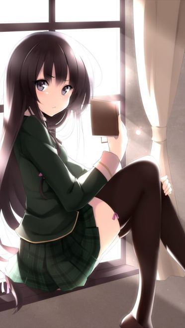 黑长直小姐姐 手机壁纸精选(1)