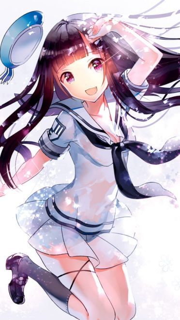 黑长直小姐姐 手机壁纸精选(1)