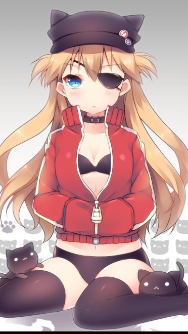 穿着战服的少女 明日香电脑壁纸(1)