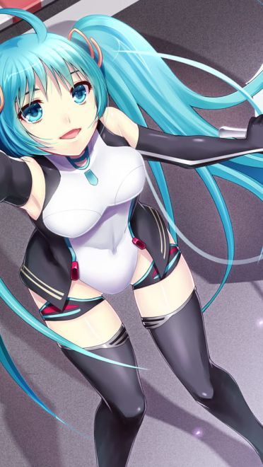 赛车女郎初音未来 电脑壁纸下载(1)