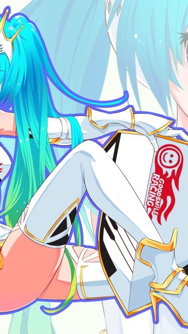 赛车女郎初音未来 电脑壁纸下载(1)