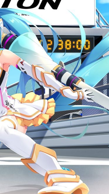 赛车女郎初音未来 电脑壁纸下载(1)