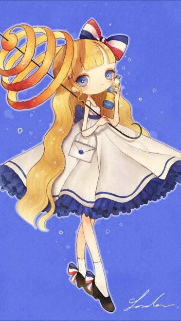 原创人物系列 哥特小萝莉手机壁纸(1)