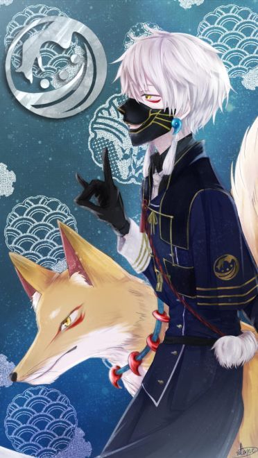 刀剑乱舞害羞腹黑的鸣狐 手机壁纸图集(1)