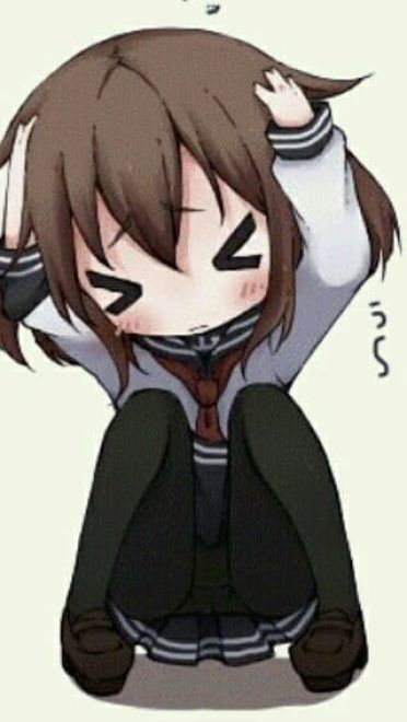 萌妹子限量版抱头表情包