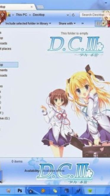 Da Capo返始 Win8电脑主题下载