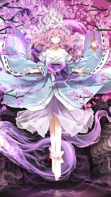 亡灵少女西行寺幽幽子 精选手机壁纸(1)