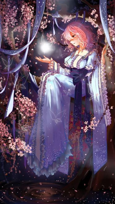 亡灵少女西行寺幽幽子 精选手机壁纸(1)