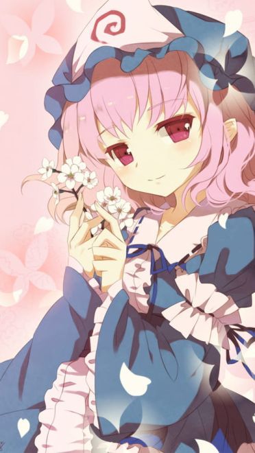 亡灵少女西行寺幽幽子 精选手机壁纸(1)