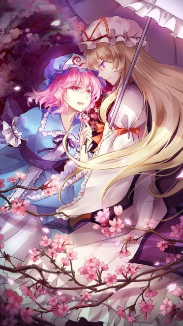 亡灵少女西行寺幽幽子 精选手机壁纸(1)