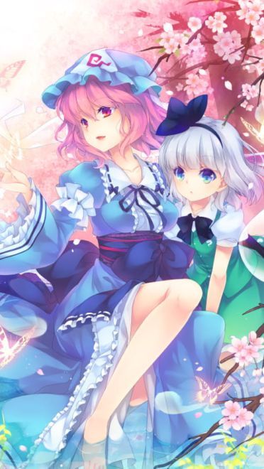 亡灵少女西行寺幽幽子 精选手机壁纸(1)