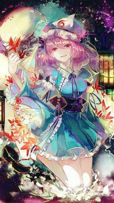 亡灵少女西行寺幽幽子 精选手机壁纸(1)