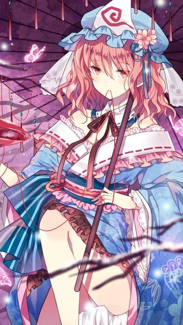 亡灵少女西行寺幽幽子 精选手机壁纸(1)