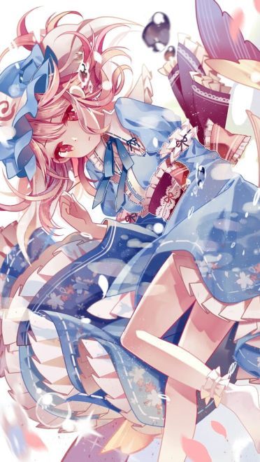 亡灵少女西行寺幽幽子 精选手机壁纸(1)