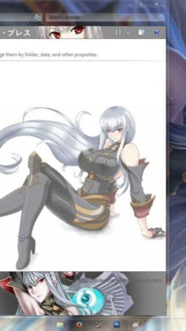 战场的的女武神 塞露贝利亚·布蕾斯 Win7电脑主题下载