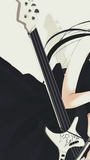 音乐与你同在 吉他与少女电脑壁纸(1)