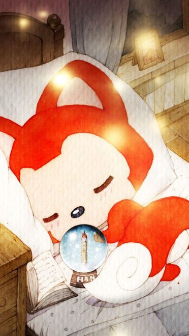 阿狸可爱的小狐狸桌面壁纸