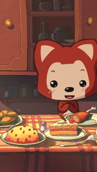 阿狸可爱的小狐狸桌面壁纸