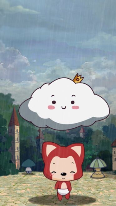 阿狸可爱的小狐狸桌面壁纸