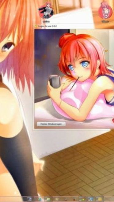 我的青春恋爱物语果然有问题 由比滨结衣Win7主题下载