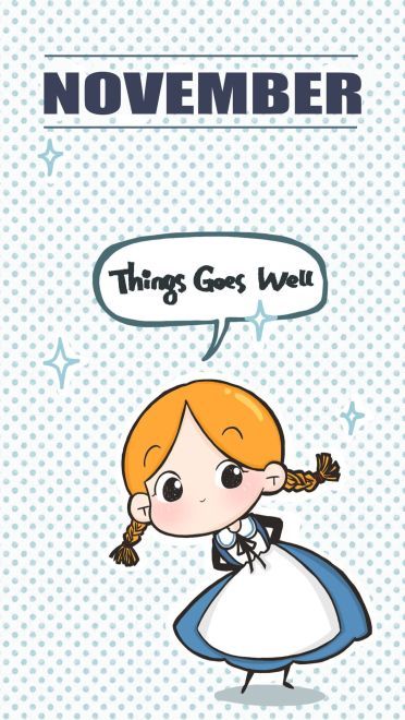 可爱卡通女生系列 手机壁纸