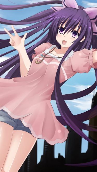 精灵夜刀神十香 动漫电脑桌面壁纸(1)