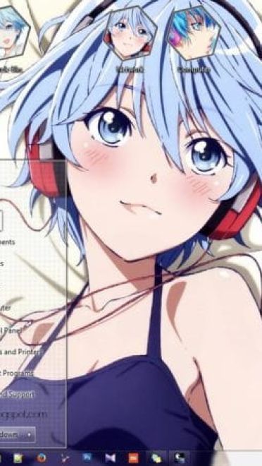 风夏 秋月风夏 win7动漫电脑主题下载