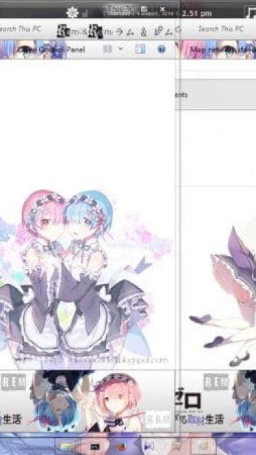 Re:从零开始的异世界生活 并蒂双生 拉姆蕾姆win8动漫电脑主题下载