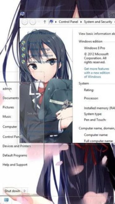 我的青春恋爱物语果然有问题 雪之下雪乃 win8/win8.1动漫电脑主题下载