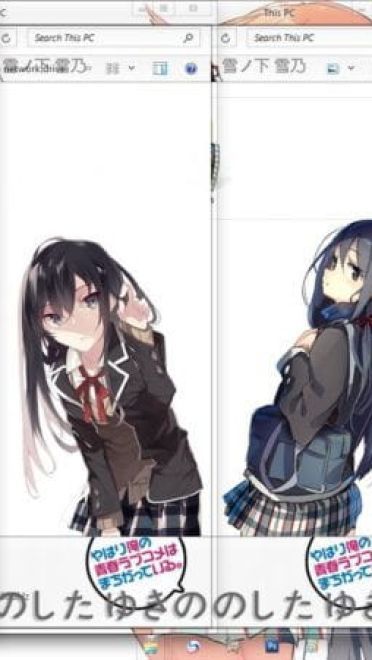 我的青春恋爱物语果然有问题 雪之下雪乃 win8/win8.1动漫电脑主题下载