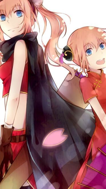 银魂神乐 动漫电脑壁纸下载(1)