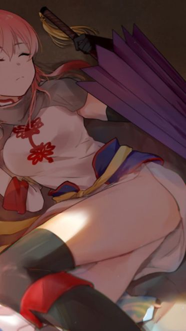 银魂神乐 动漫电脑壁纸下载(1)