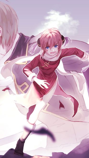 银魂神乐 动漫电脑壁纸下载(1)