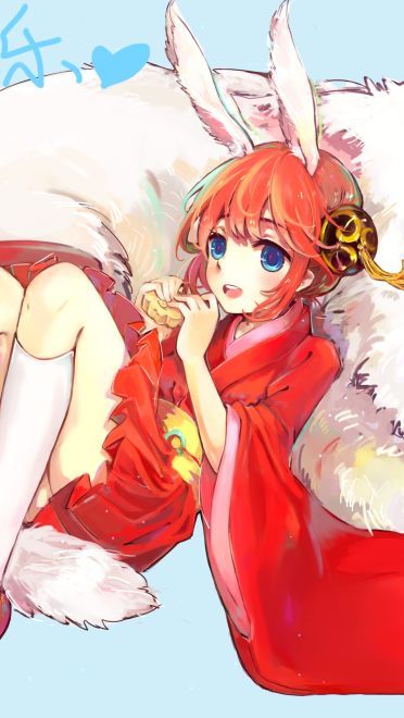 银魂神乐 动漫电脑壁纸下载(1)